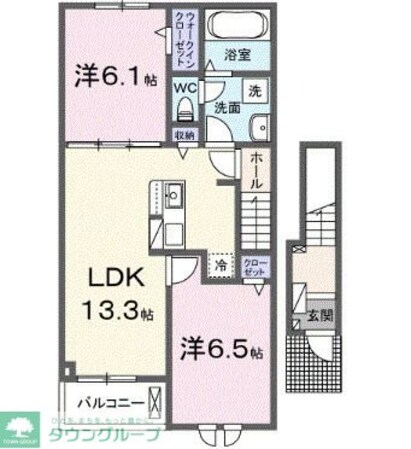 リリー青山の物件間取画像